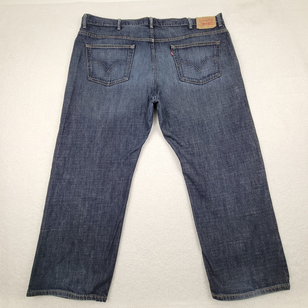 Levis 559 Relaxed Straight Jeans Mens 48x30 Blue Cotton Denim Mexico Y2K Retro - Picture 10 of 11